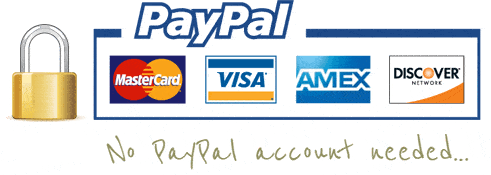 Secure online PayPal payments.